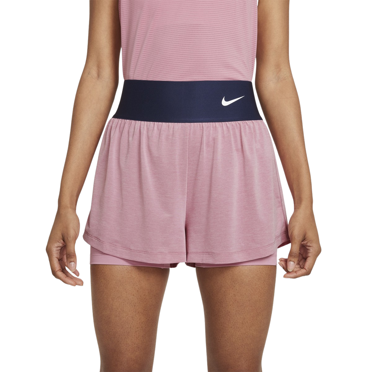 Se Nike Court Advantage Shorts Dame Pink hos Tennisshoppen.dk